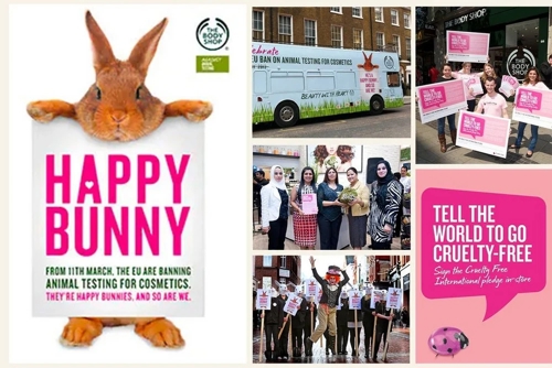 Image of “2012 to 2013 – Cruelty Free International, Global Ban on Animal Testing For Cosmetics” from The Body Shop